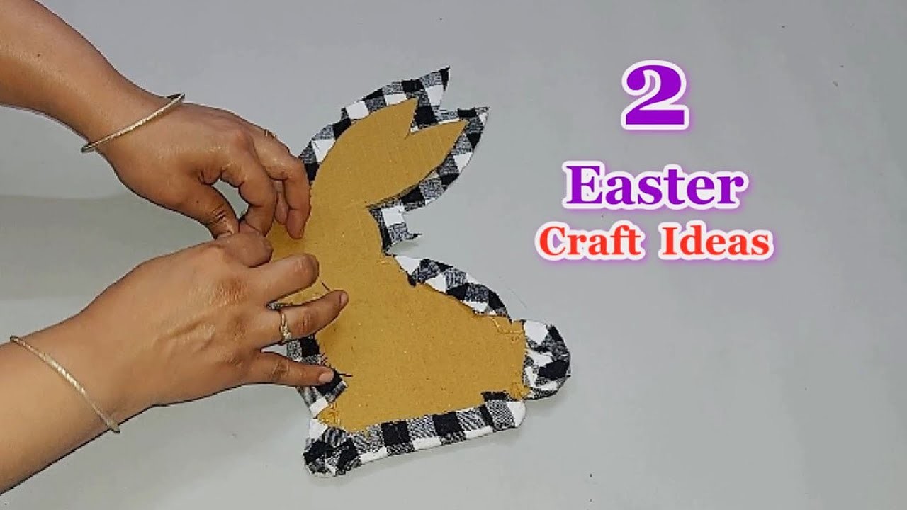 Easy Economical Easter wreath making idea with simple materials| DIY Affordable Easter craft idea????19