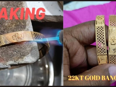 Gold bangle making #shorts #jewellery #viralvideo #trending #viral #shortvideo #gold #viralshorts