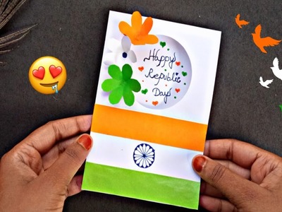 Happy Republic Day Card Making ???????????? | Republic Day Card 2023 | How to make 26th January card at home