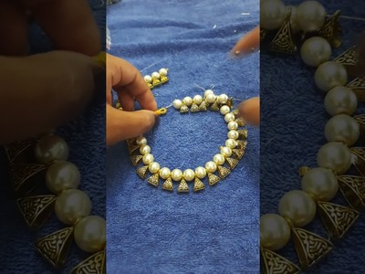 How to make a pearl antic necklace