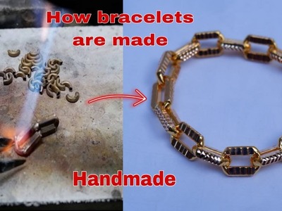 How to make a platinum bracelet Boat Chain Fashion [Platinum][Handmade jewelry]