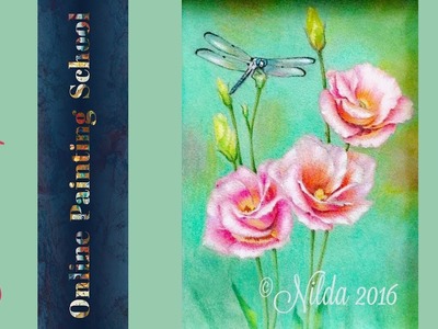 In the Garden Colored Pencils Learn to Paint with Nilda, Painting Tutorial