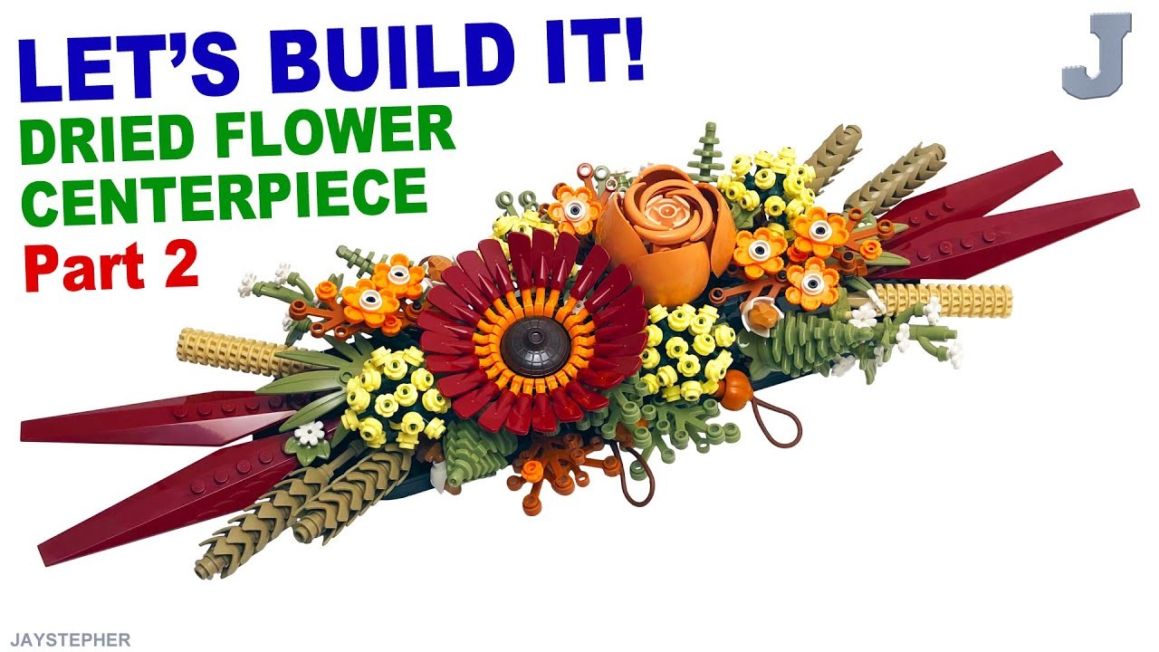 LEGO Icons 2023 Dried Flower Centerpiece 10314 Build Part 2