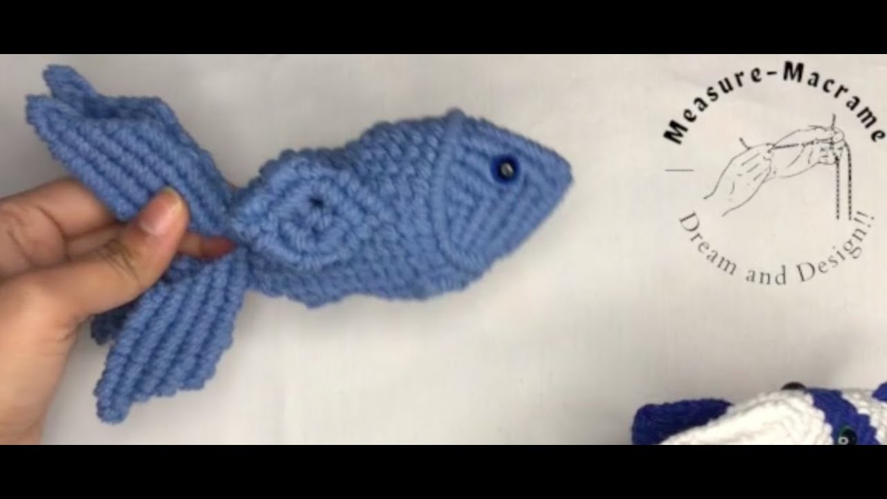 Macrame 3D Fish Tutorial!!