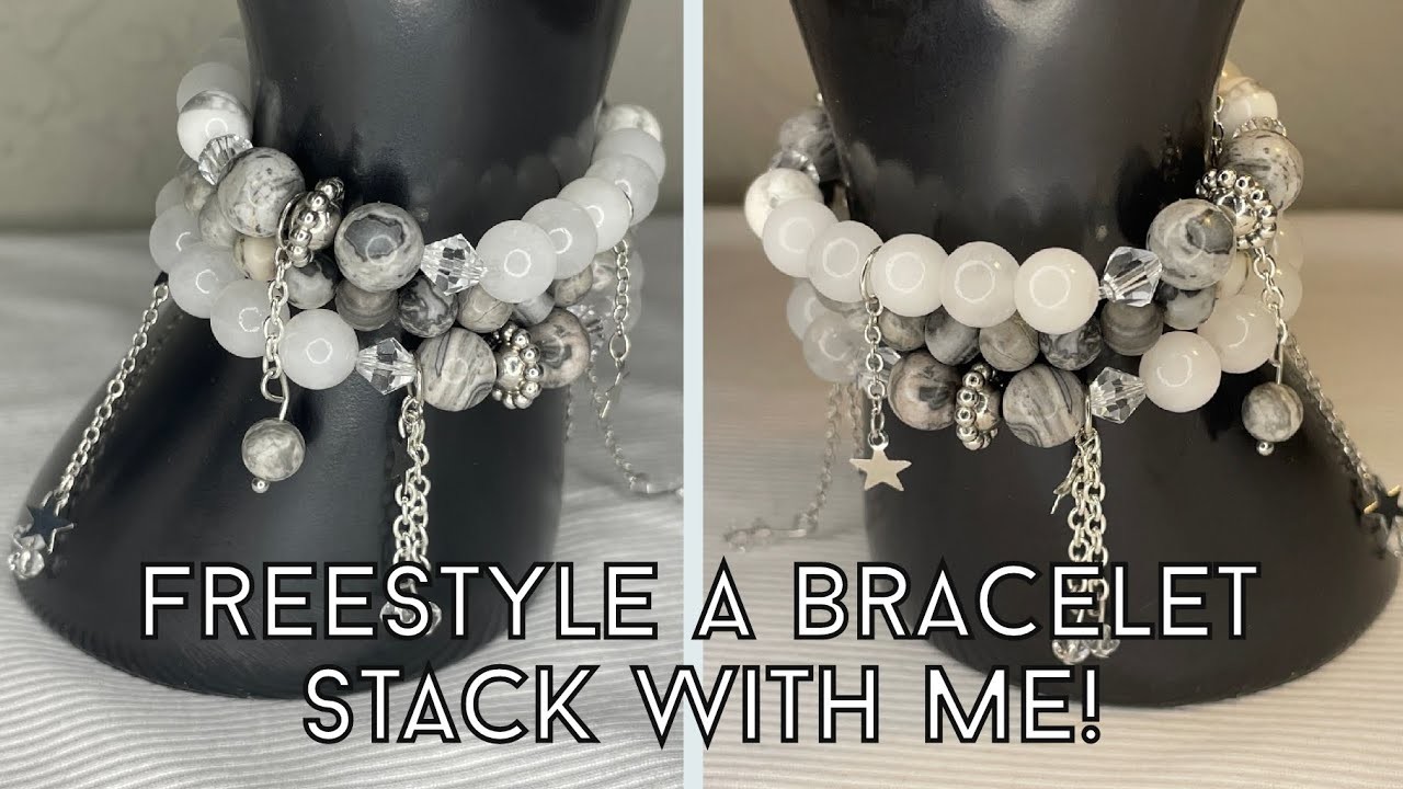 Make a Bracelet with me! *freestyle edition* | How to make a beaded bracelet with charms