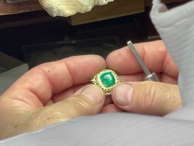 Making an Emerald Pendant