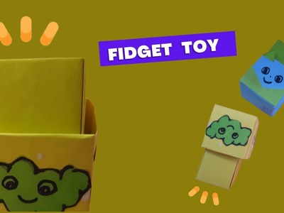 Origami Fidget Toy | Diy big button toy | funny toy - enjoy ||Dalia's art & craft