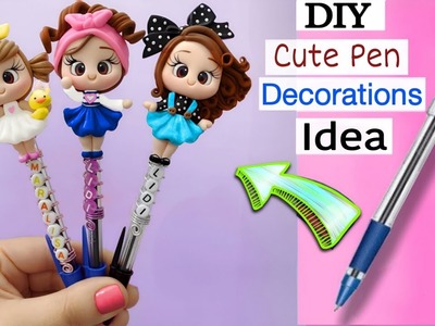 Pen Decoration Ideas | DIY School Supplies | How To Make | Pen Decoration | DIY | Paper Craft