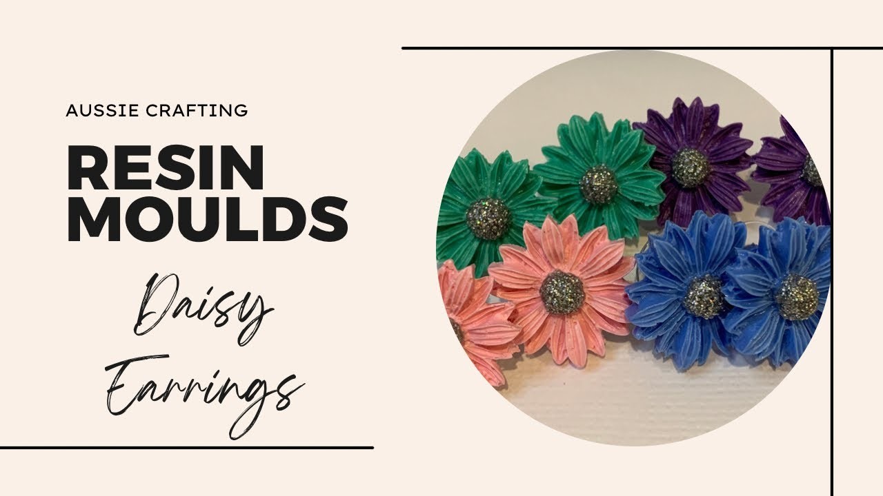 Resin Daisy Earring Mould $3.95 from Shein #craft #resin #shein