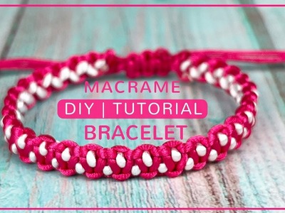 Square Knot Variation Bracelet | DIY Easy Friendship Bracelets | Basic Knot Bracelet Making Idea