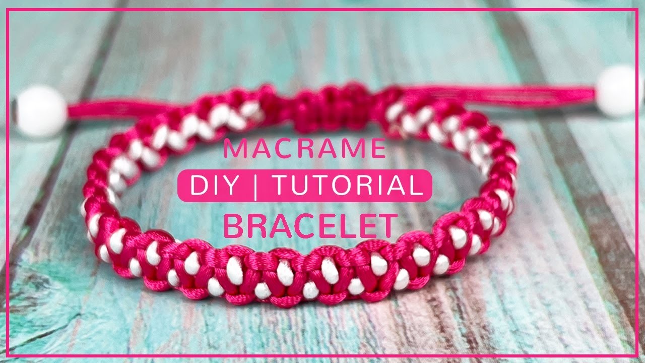 Square Knot Variation Bracelet | DIY Easy Friendship Bracelets | Basic Knot Bracelet Making Idea