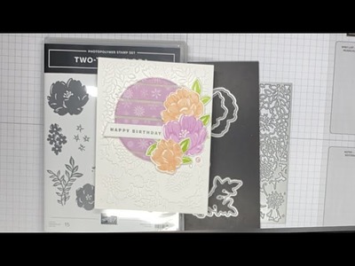 Stampin’ Up! Two-Tone Flora Birthday Card Tutorial