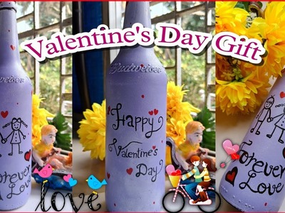 Valentines Day Gift| Valentines Day Gift For Him| Valentines Day Gift Ideas| Bottle Art #diy #art