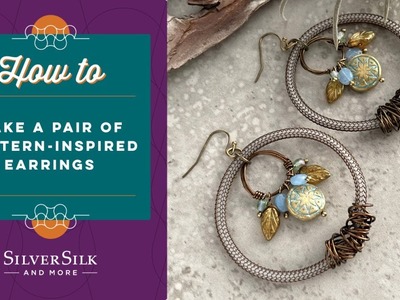 Western-Inspired Earrings w. Nealay of SilverSilk - January 2023 Sam's Bead Box