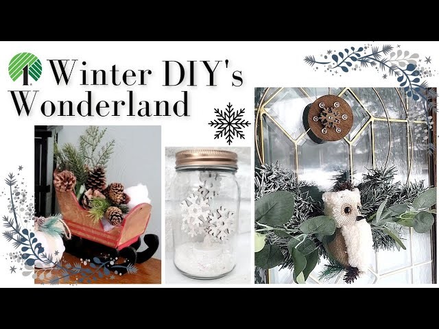 Winter Wonderland DIY's | DIY Dollar Tree Winter Wonderland Decor