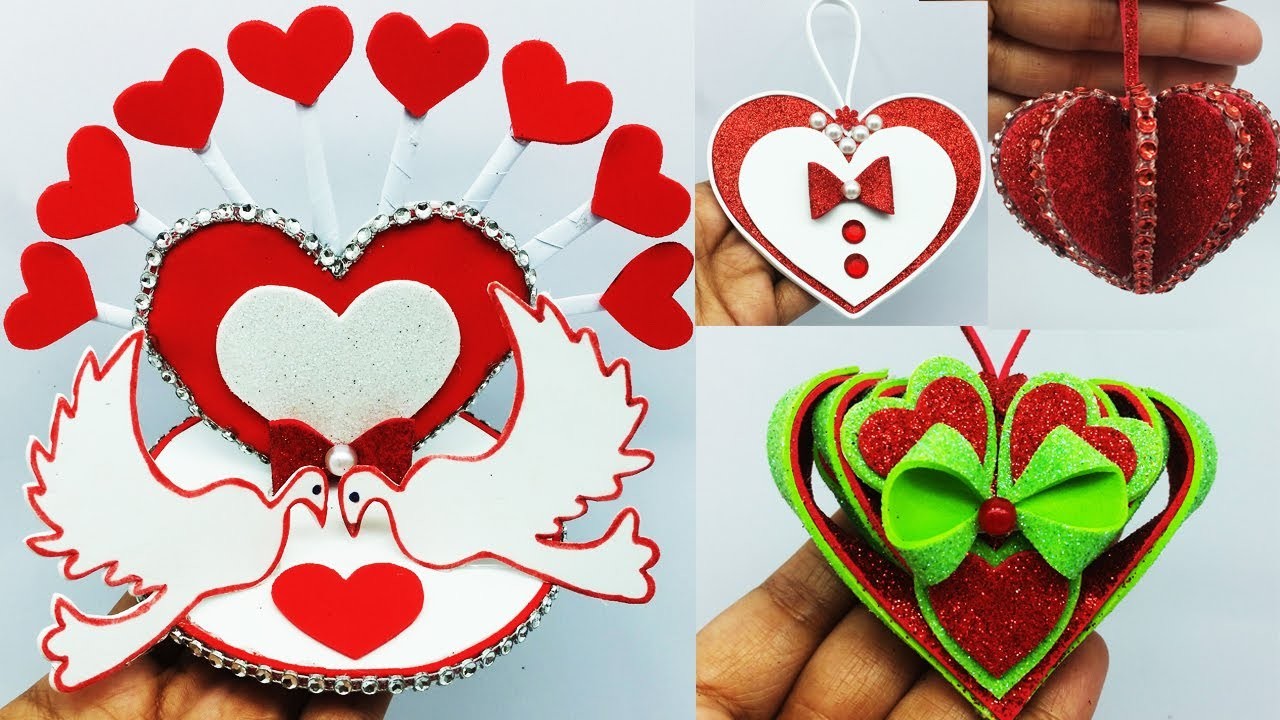 Wonderful Valentine's Day Gift Ideas | Valentine's Gift With Heart | Foam Sheet Craft