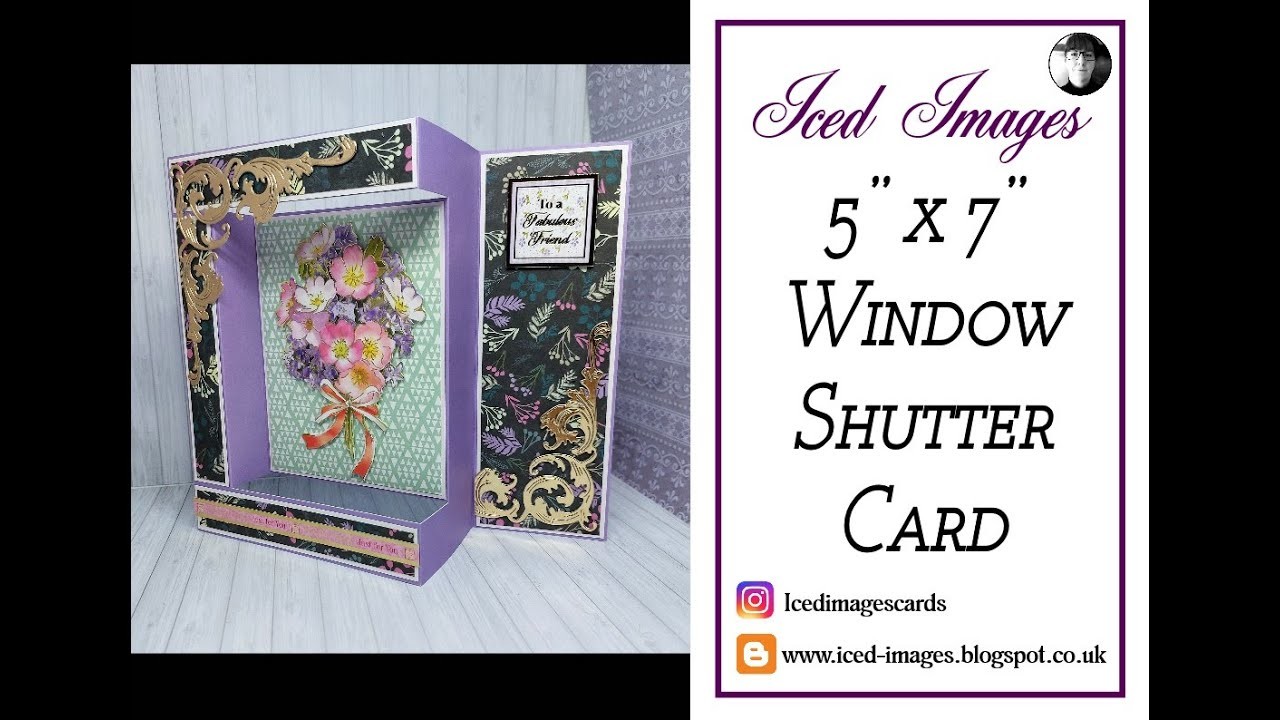 ???? 5x7 Window Shutter Card