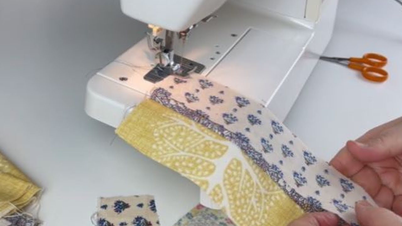 A scrap fabric sewing project for beginners