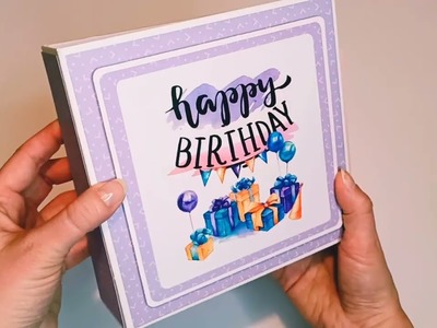 Beautiful Handmade Scrapbook | Birthday gift