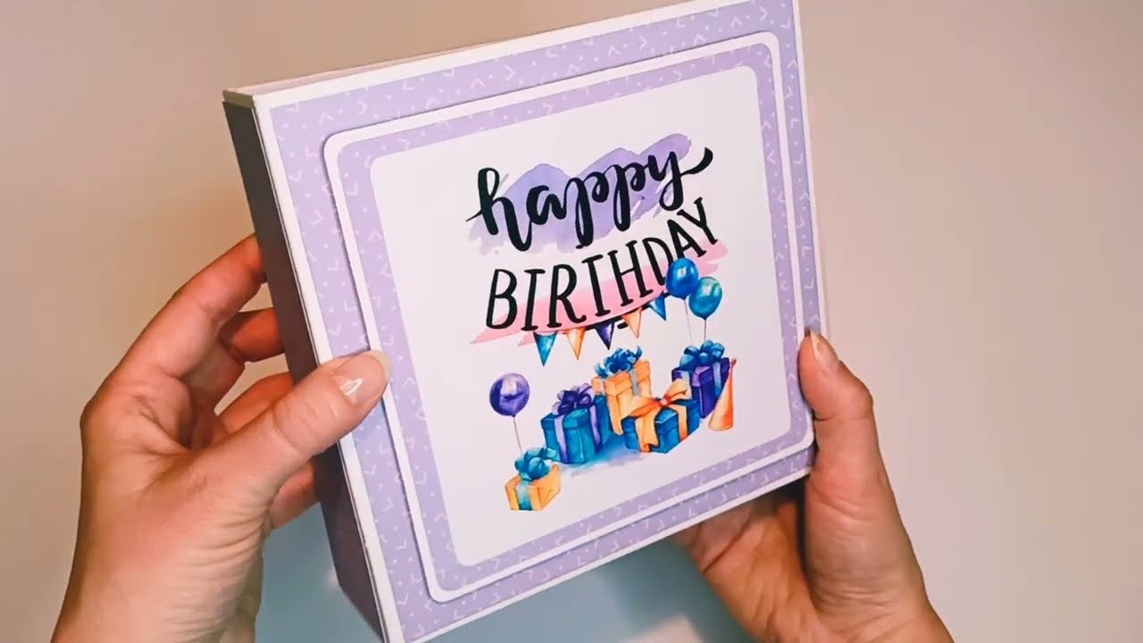 Beautiful Handmade Scrapbook | Birthday gift