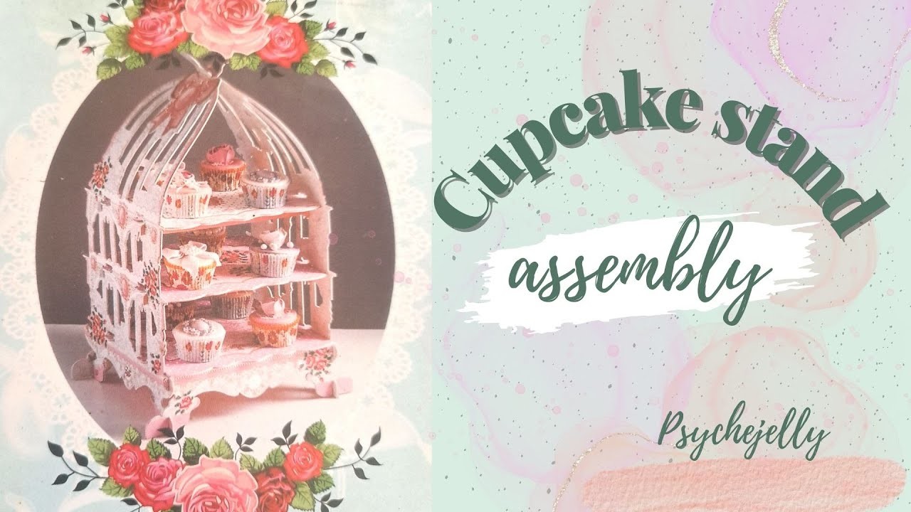Cupcake stand assembly | 3 tier tray | teatime party decor