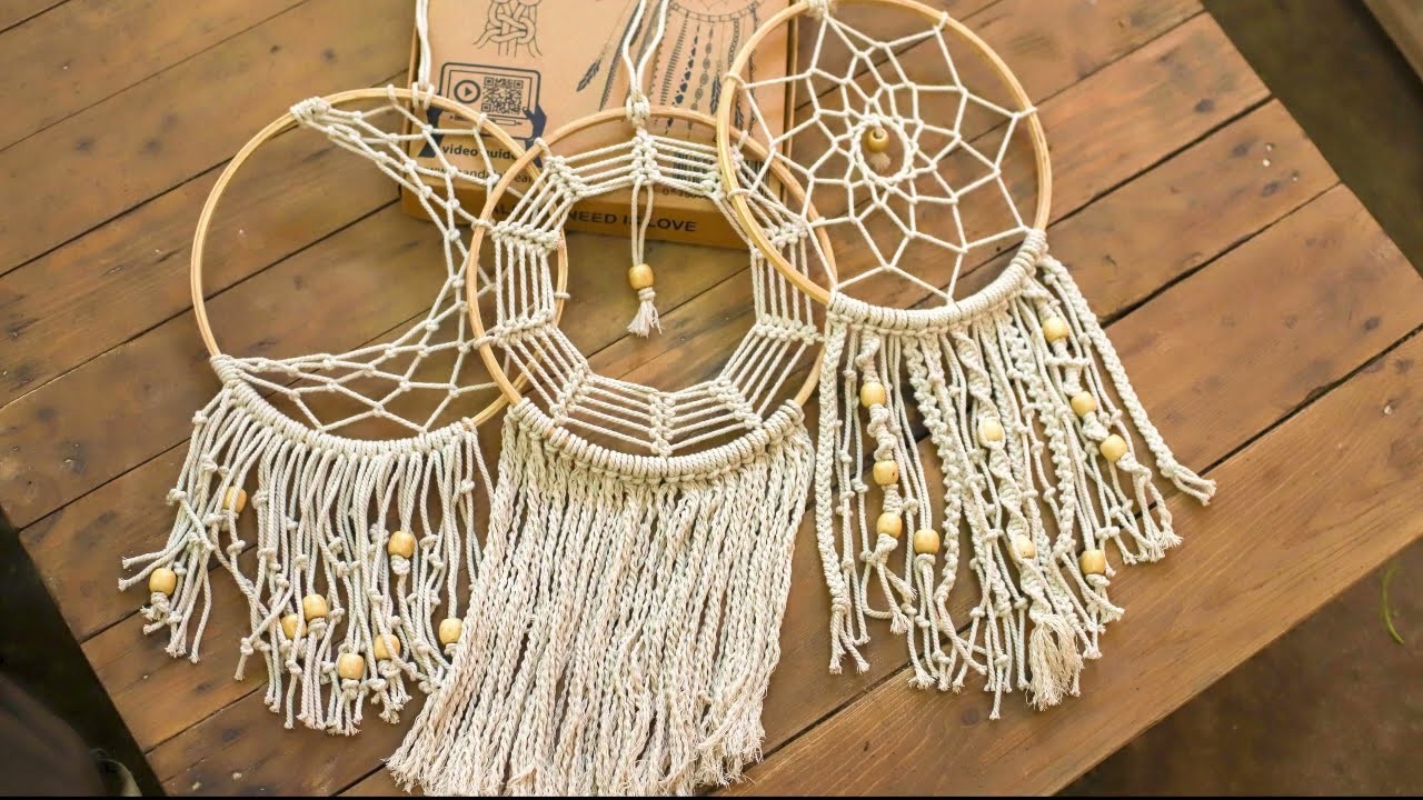 DIY Beginners Macramé Dream Catcher Kit by Mandala Life Art (Part 2)