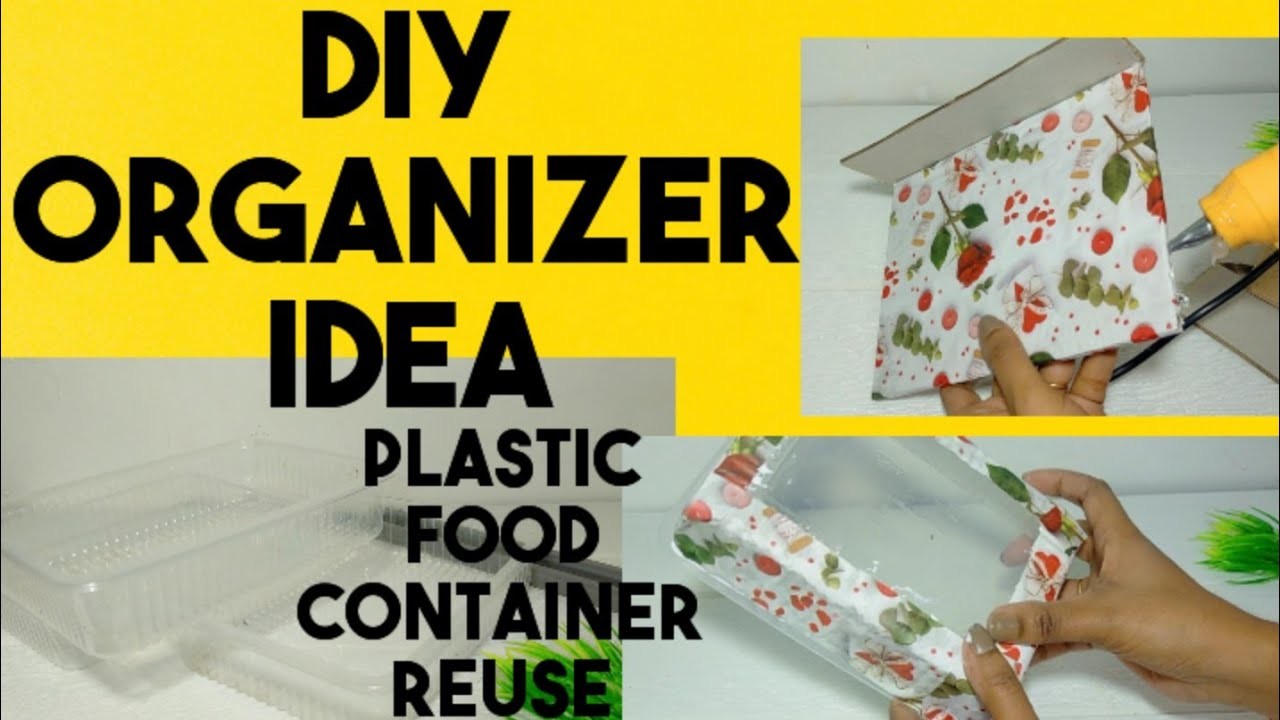 DIY : How to recycling plastic food containers. Kitchen decor idea|Kitchen organizer. storage idea