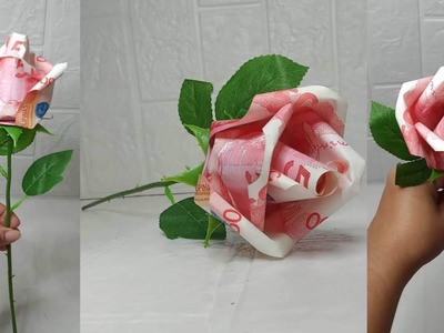 DIY MONEY ROSE | VALENTINES GIFT IDEA | Flower Bouquet | Shara's DIY