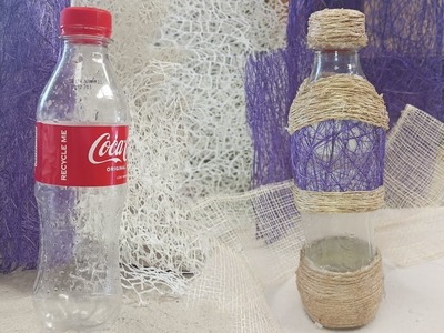 Don't throw this plastic bottle, Decorate them instead #1 #bottledecoration #craftideas