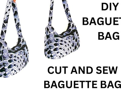 How to cut and sew baguette bag(DIY)