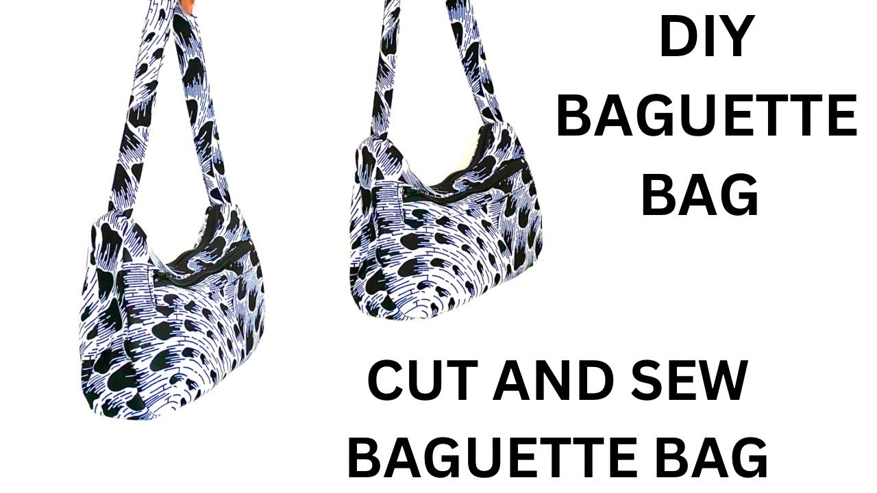 How to cut and sew baguette bag(DIY)