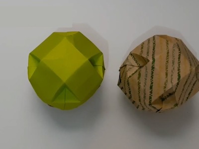 How to Make a Paper capsule box | storage box idea | #origami #origamitutorial #paperart #papercraft