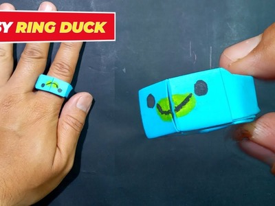 How to make a Paper Duck Ring - Hello Origami Lover