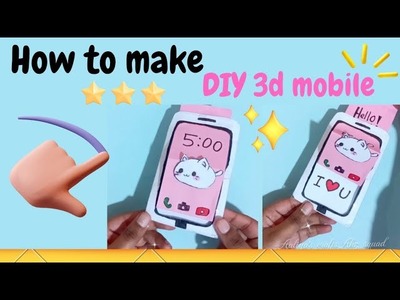 How to make DIY 3D Mobile????||easy craft ideas