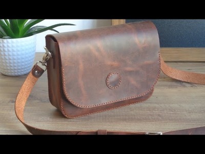 How to Make Leather Saddle Bag -  ( PDF Pattern Only in My Etsy Shop )