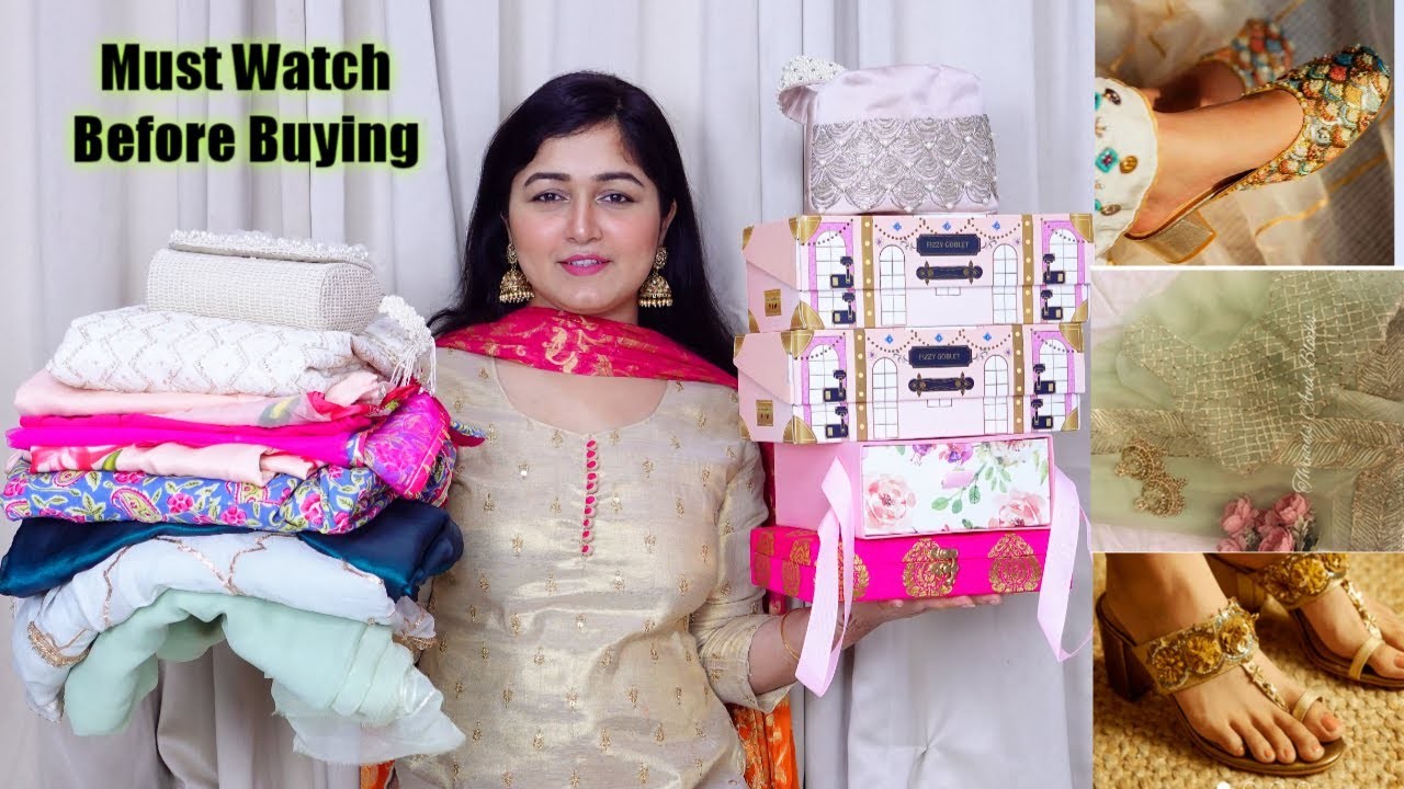 Huge Wedding Shopping Haul From Most Popular Instagram Stores #Review Watch it Before Buying