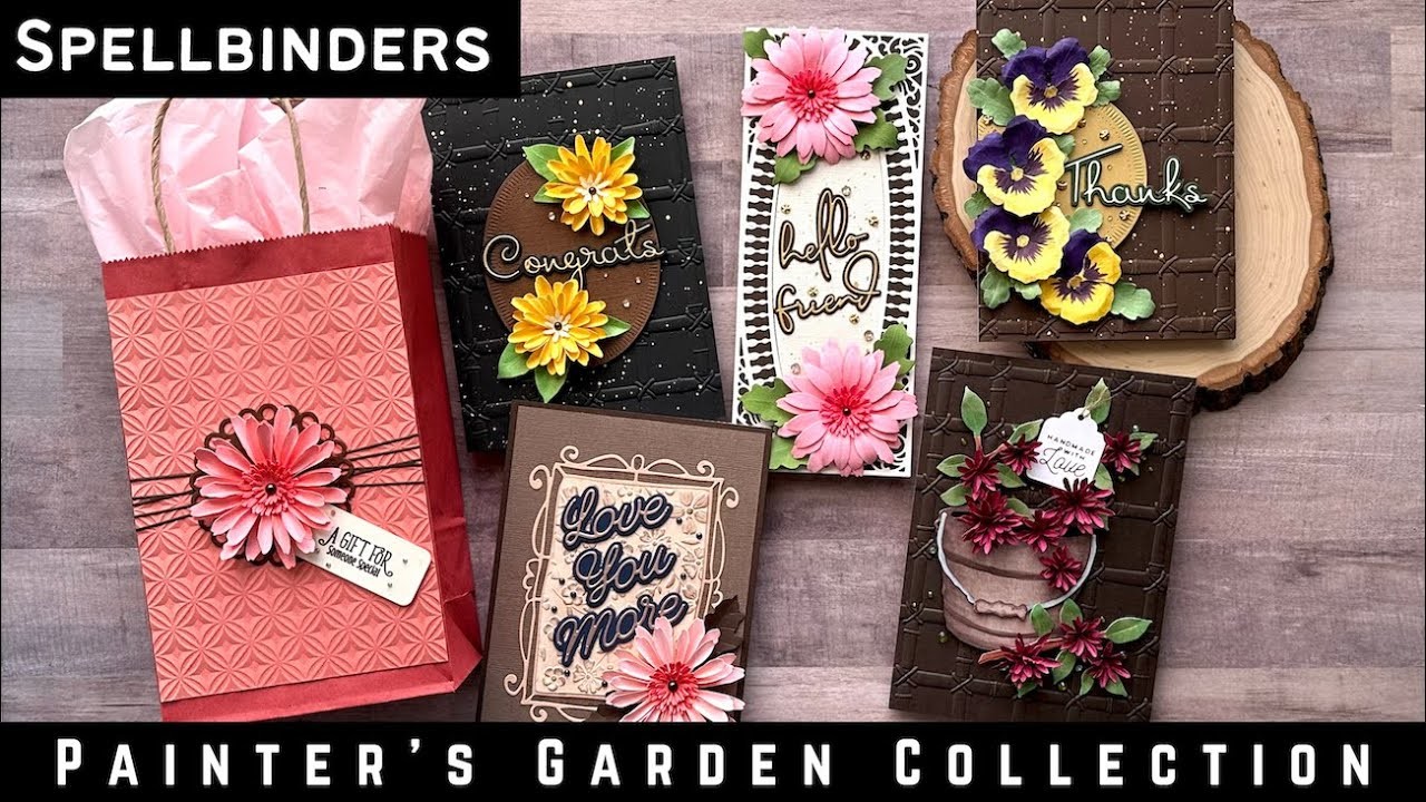 Introducing the Painter's Garden Collection | #teamspellbinders #neverstopmaking