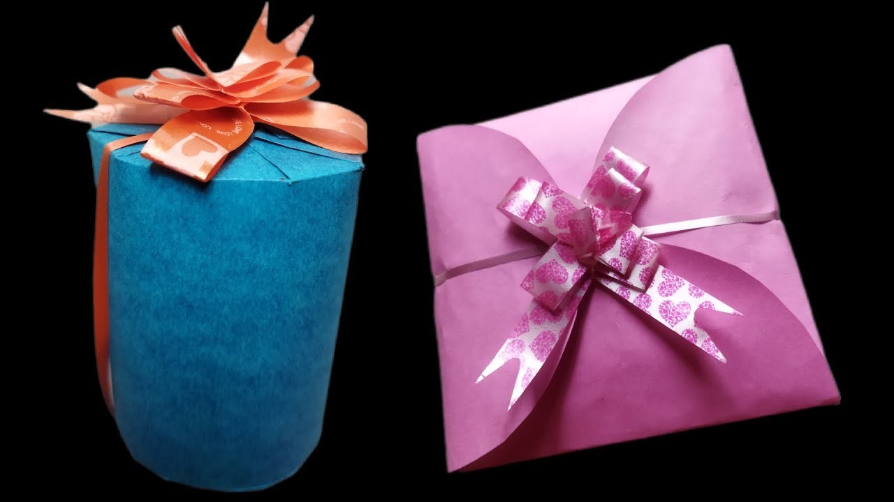 Make Gift Box With Paper | Wrapping Ideas | Swarna's Crafty