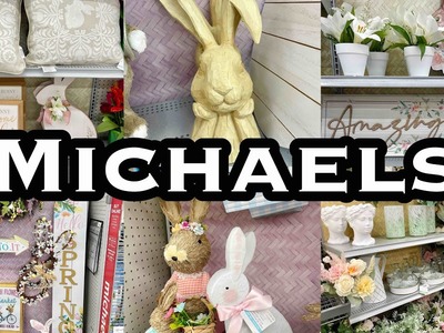 MICHAELS SPRING HOME DECOR 2023 • NEW EASTER DECOR • SHOP WITH ME
