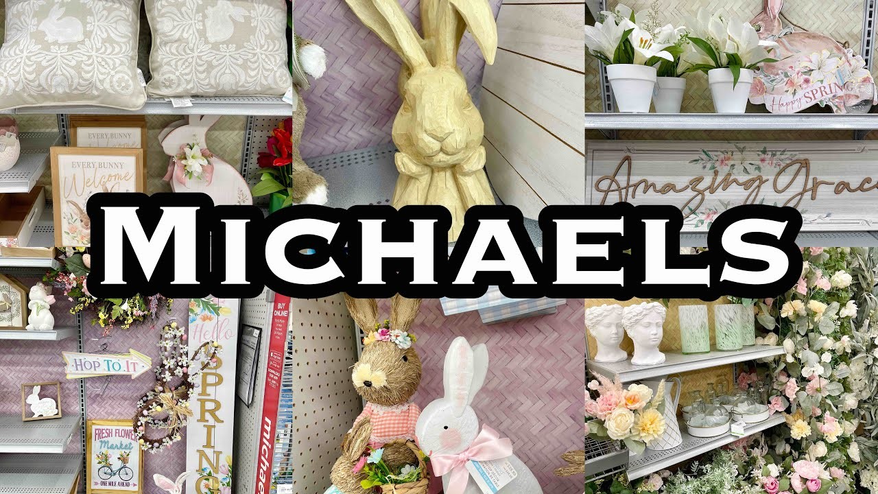 MICHAELS SPRING HOME DECOR 2023 • NEW EASTER DECOR • SHOP WITH ME