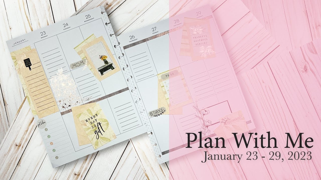 Plan With Me | Big Happy Planner | January 23 - 29, 2023