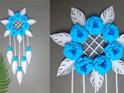 Quick and easy beautiful flower wall hanging for home decoration | diy | wallmate ideas