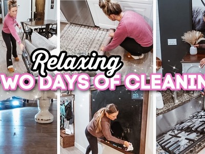 RELAXING CLEAN WITH ME. TWO DAYS OF CLEANING