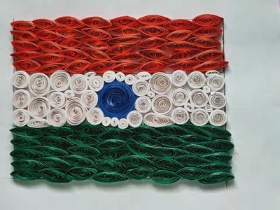 Republic Day special DIY ART with quilling #art #craft @bujjiartgallery