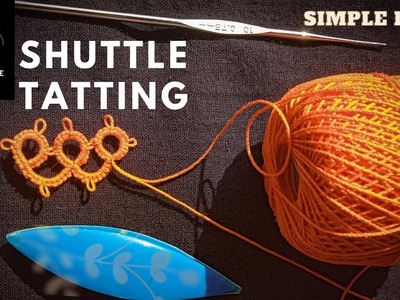 Shuttle Tatting - Rings and Chains | Simple Shuttle Tatted Lace | Tatting Lace Design Tutorial