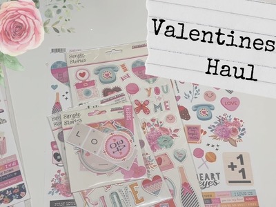 Valentine’s Day Haul | Scrapbook.com, Joann & Homegoods!