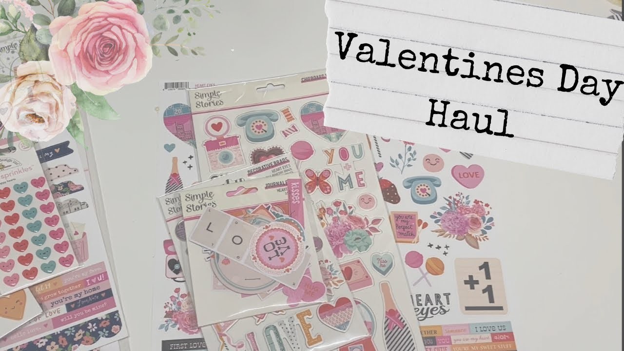 Valentine’s Day Haul | Scrapbook.com, Joann & Homegoods!
