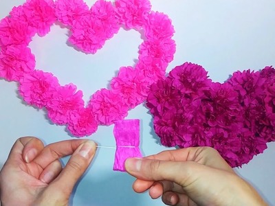 Valentines day decor ???? Decorating ideas for home and photo shoots, paper flowers origami and hearts