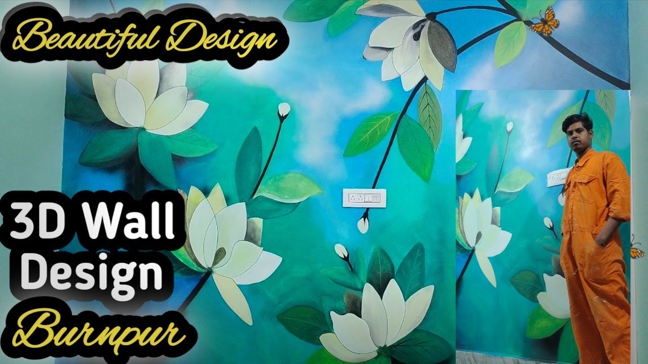 Wall Painting Design ll 3D Wall Decoration ll Wall Paper ll Wall Decoration @bhavtoshart2760