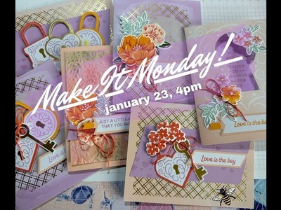 A Mash Up of Stampin' Up!'s Two Tone Flora and the January 2023 Paper Pumpkin Kit!